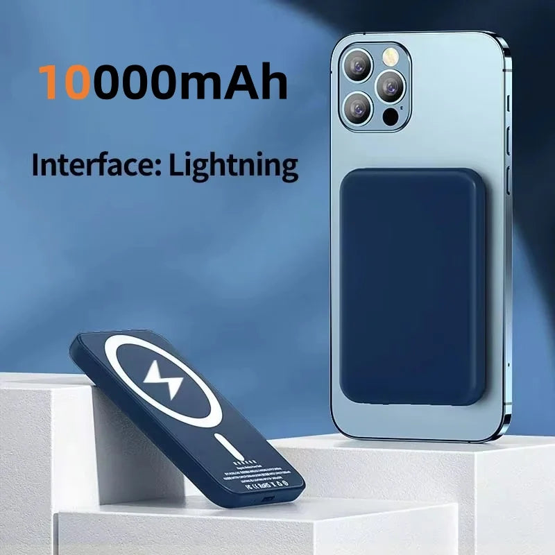 50000mAh Magnetic Power Bank Wireless PD 22.5W Fast Charger For Magsafe Portable Auxiliary Battery For iPhone 17 16 15 14 Xiaomi