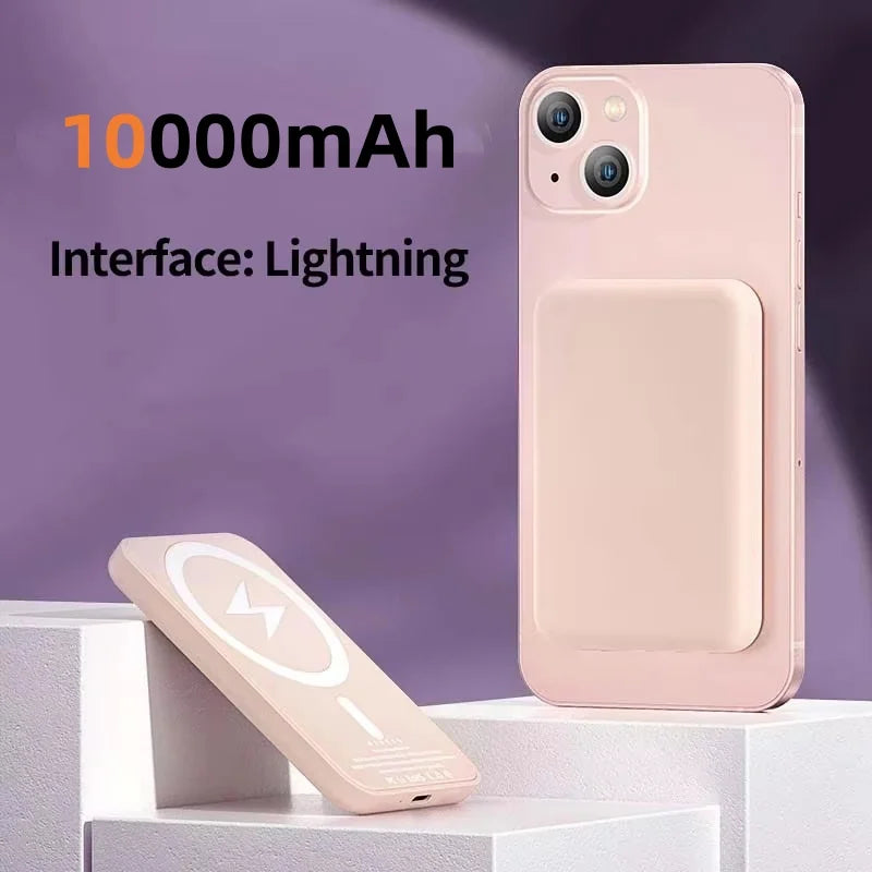 50000mAh Magnetic Power Bank Wireless PD 22.5W Fast Charger For Magsafe Portable Auxiliary Battery For iPhone 17 16 15 14 Xiaomi